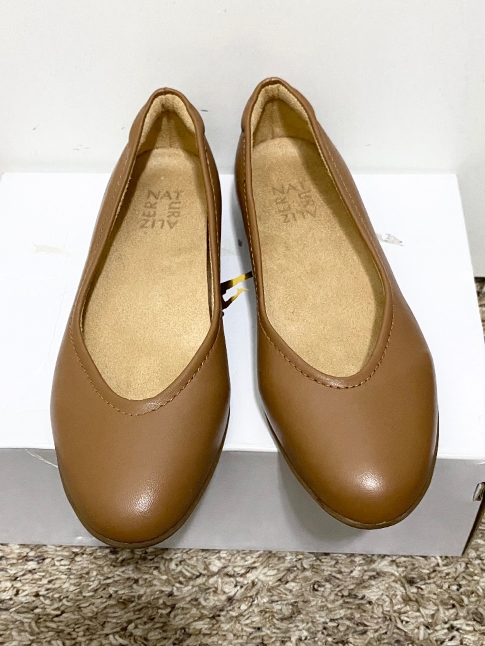 Naturalizer Brown  Size 7.5 Women’s  Ballet Shoes.